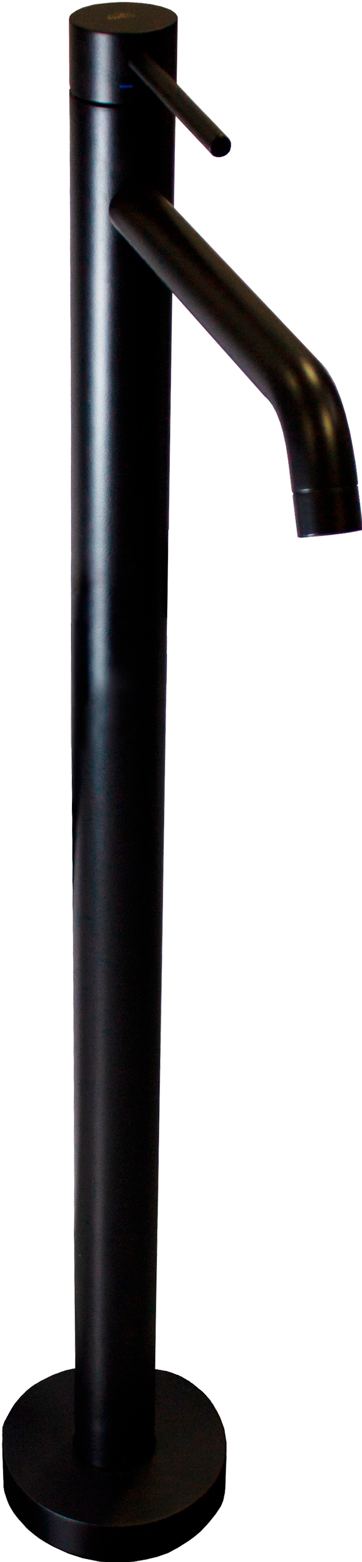 Смеситель Paffoni Light LIG031NO для раковины, напольный, черный матовый