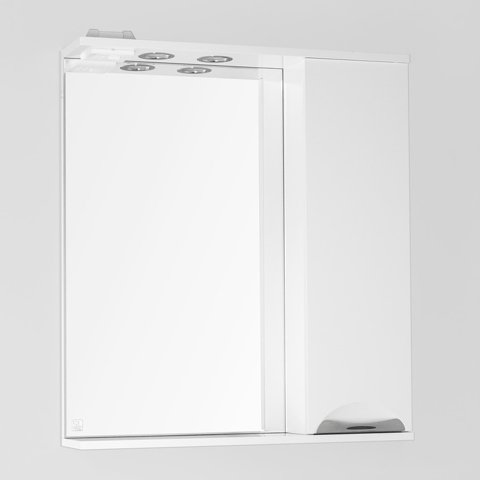 Зеркало-шкаф Style Line Жасмин 70/С белый ЛС-00000042 Жасмин 70/С - фото 1