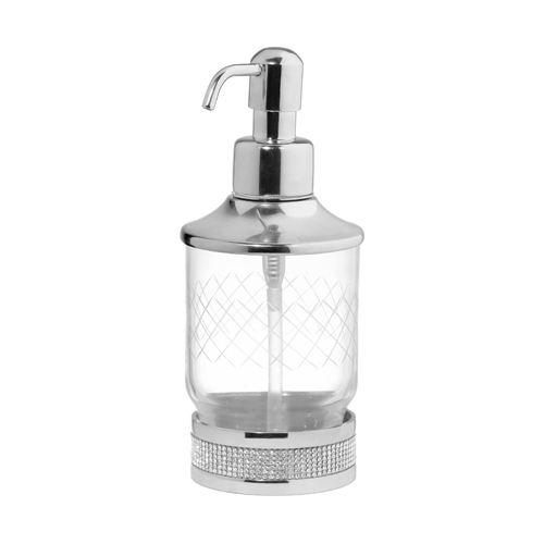 Дозатор Boheme Royal Cristal Chrome 10929-CR настольный, хром