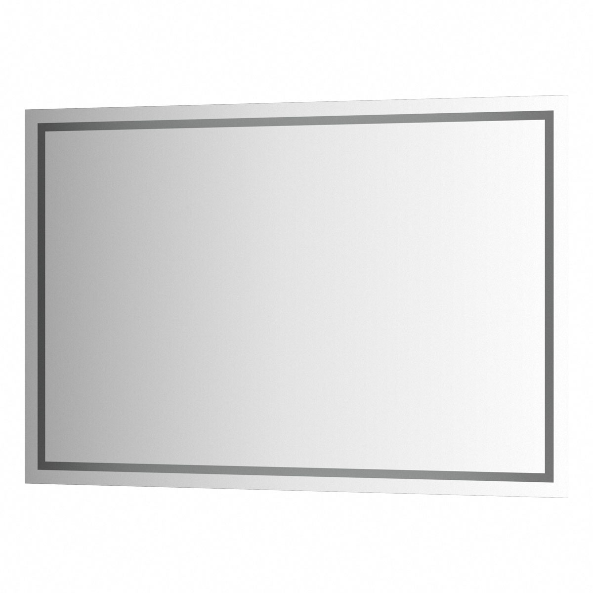 Зеркало EVOFORM Ledline BY 2138 со светильником 120x80 см