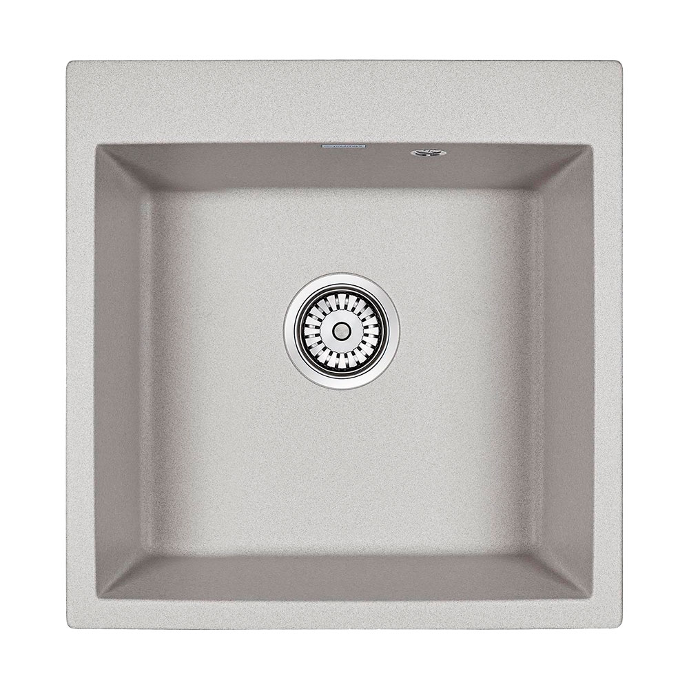 

Мойка кухонная Paulmark KANTE 50 PM105152-GR 51х52см, серый, PM105152-GR