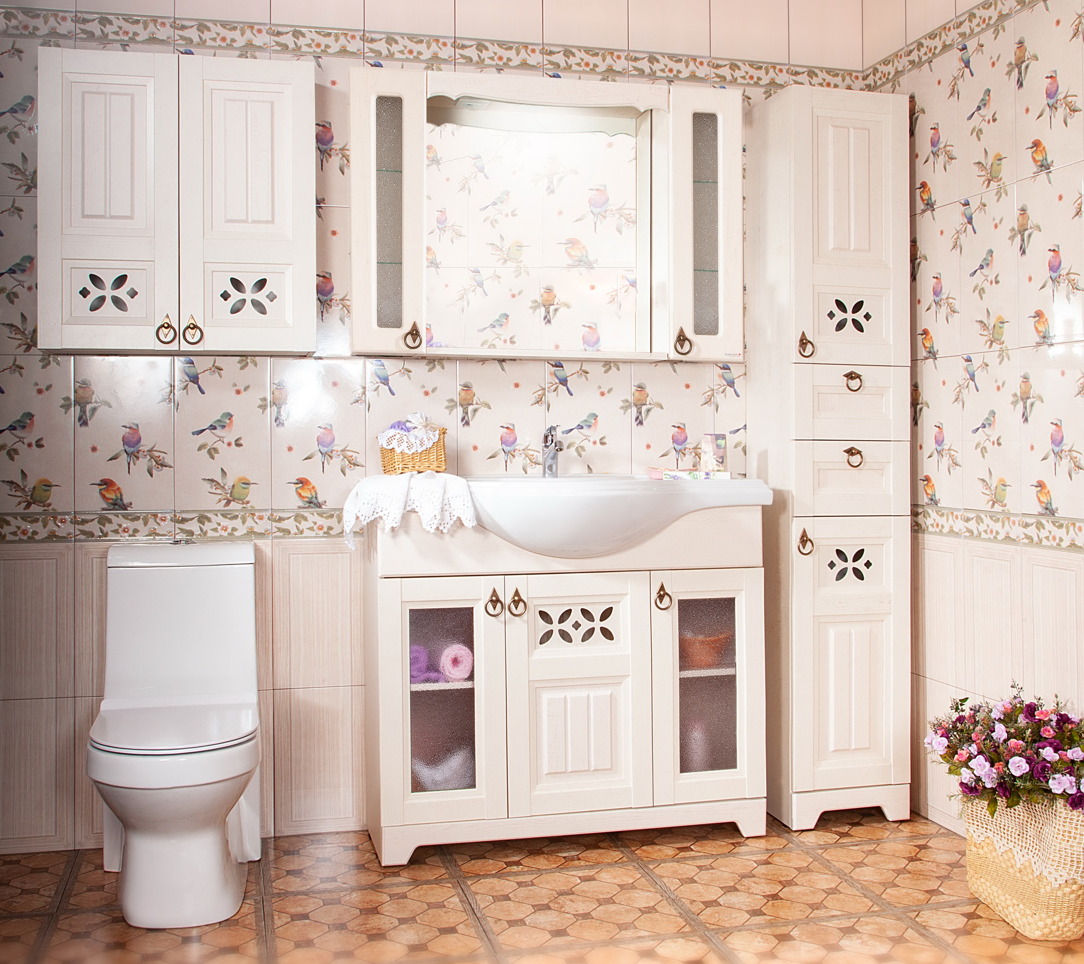 Мебель для ванной комнаты Бриклаер Кантри
