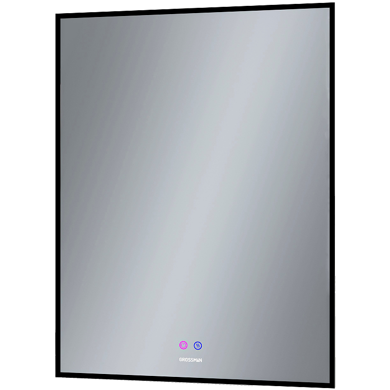 Зеркало Grossman Pragma-норма Black 70 с подсветкой, подогревом и сенсорным выключателем