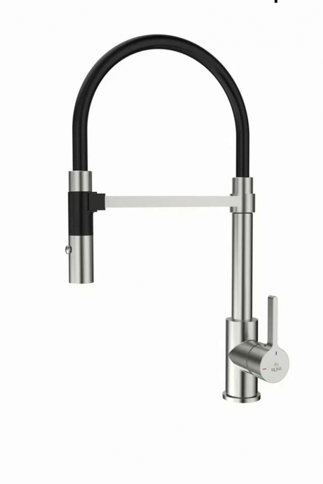 

Смеситель для кухонной мойки Rose R133L сатин, R133L