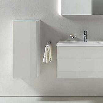 Шкаф Keuco Royal reflex стекло белое L