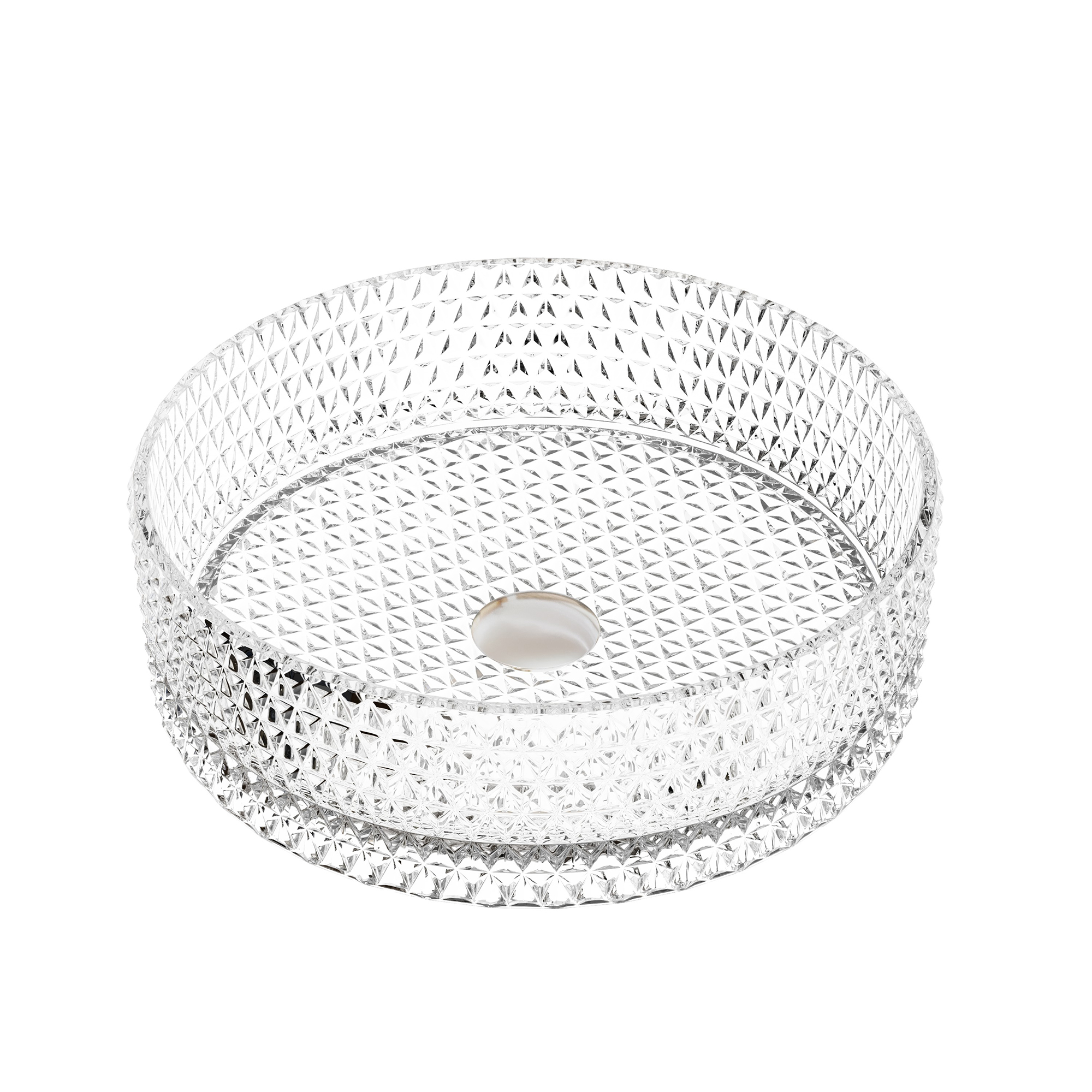 

Раковина Ceramicanova Cristal CN6062 36 см, прозрачная, Белый, CN6062