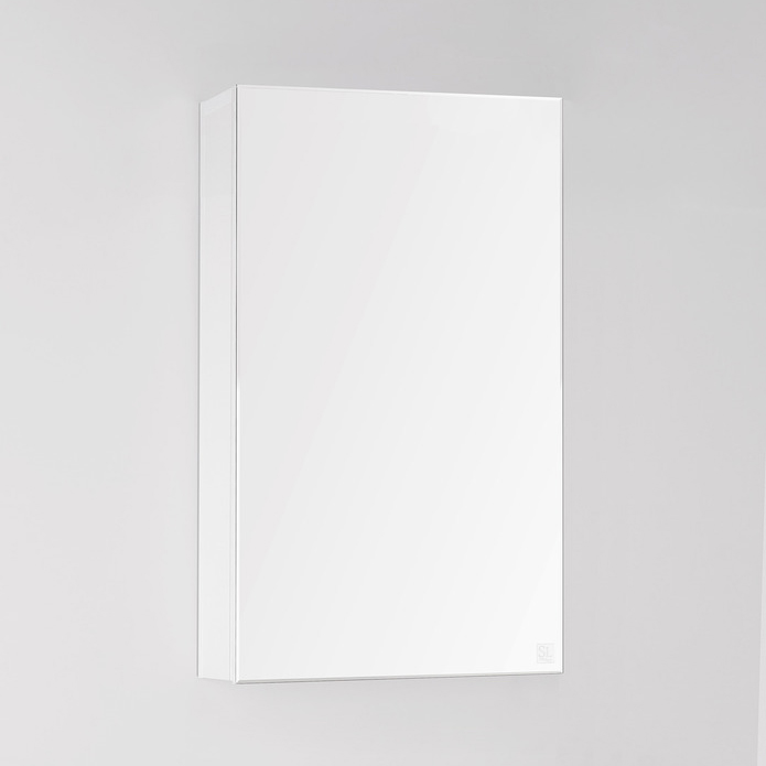зеркальный шкаф для ванной style line экзотик 80 Зеркало-шкаф Style Line Эко Стандарт Альтаир 40 белый