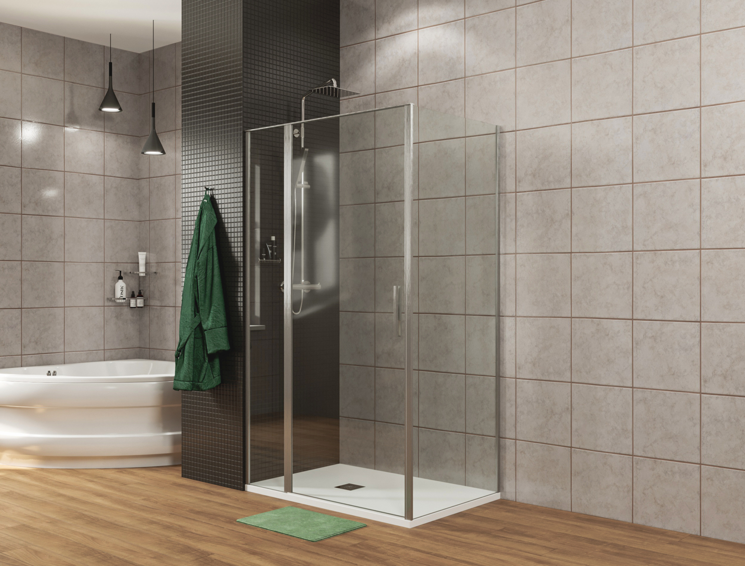 

Душевой уголок Allen Brau Priority 90x80 3.31001.00 + 3.31013.00, 3.31001.00 + 3.31013.00