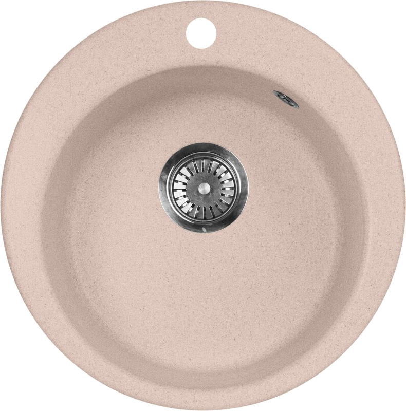 

Мойка кухонная AquaGranitEx M-05 розовая, Розовый, M-05