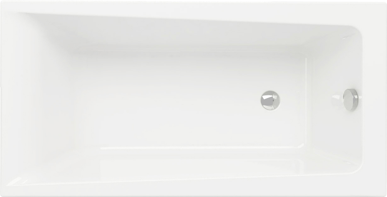 Акриловая ванна Cersanit Lorena 140x70 см, ультра белый для ванны cersanit lorena 140 рама д ванны метал в комплекте со сборочным пакетом k rw l