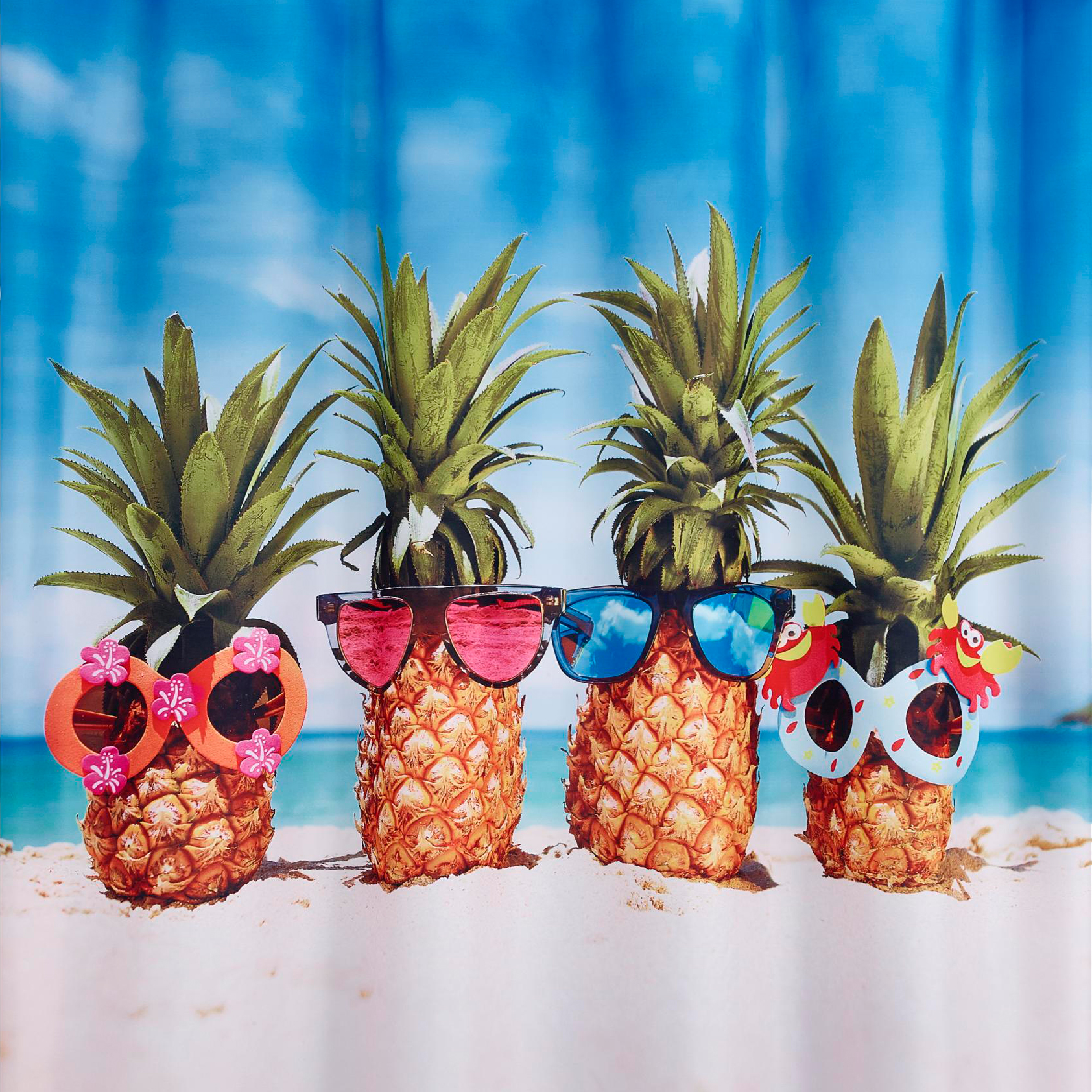 

Штора для ванной Ridder Crazy Fruits 42093000 180x200