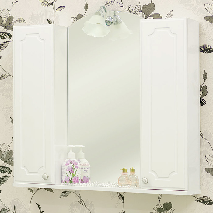 Зеркало-шкаф Sanflor Ксения 80, цвет рисунок H0000000119 - фото 1