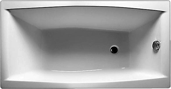 Акриловая ванна Marka One Viola 120x70, цвет белый