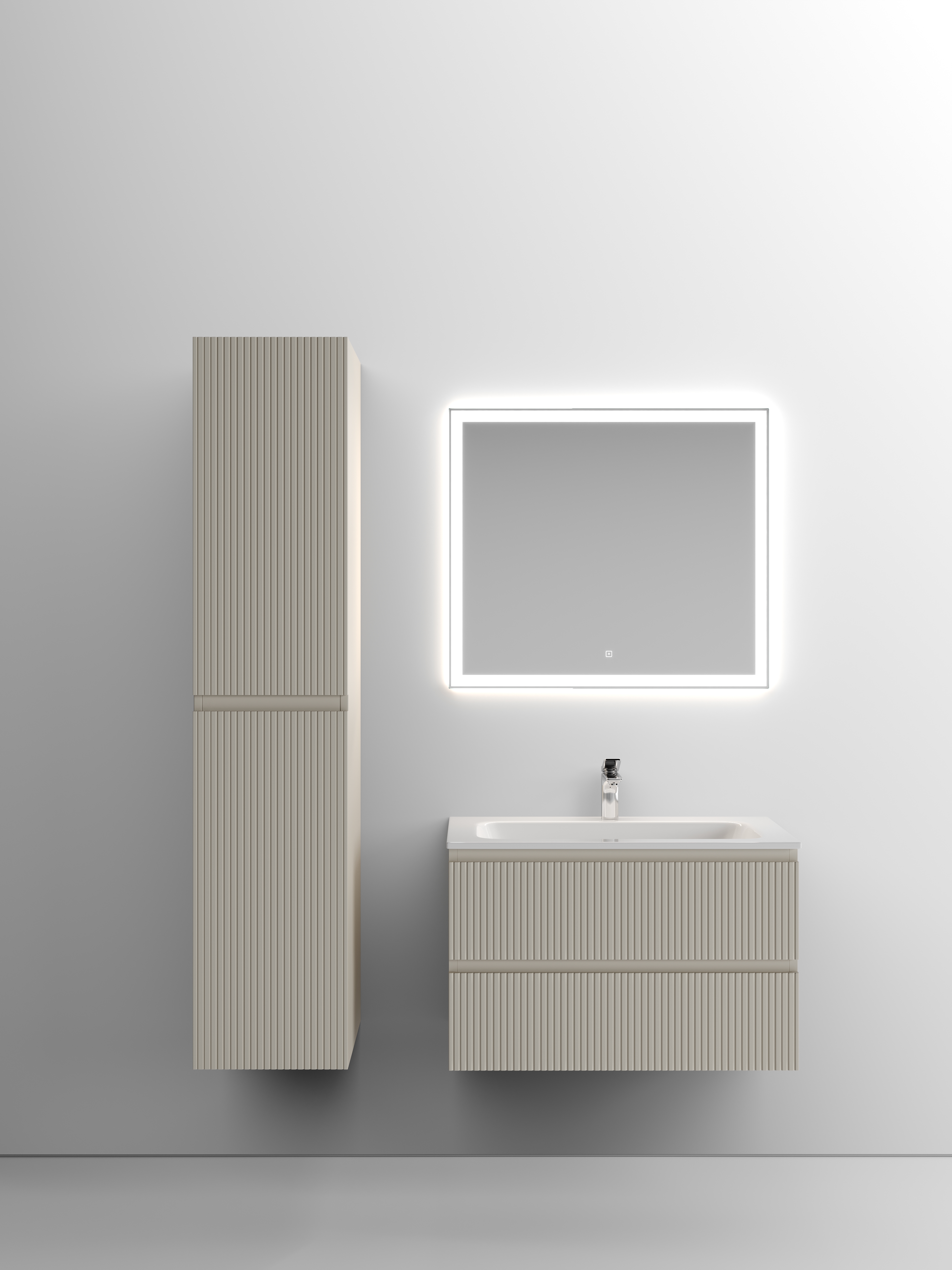 Мебель для ванной Sancos Snob T 80 SNT80CE 2 ящика, Beige Soft