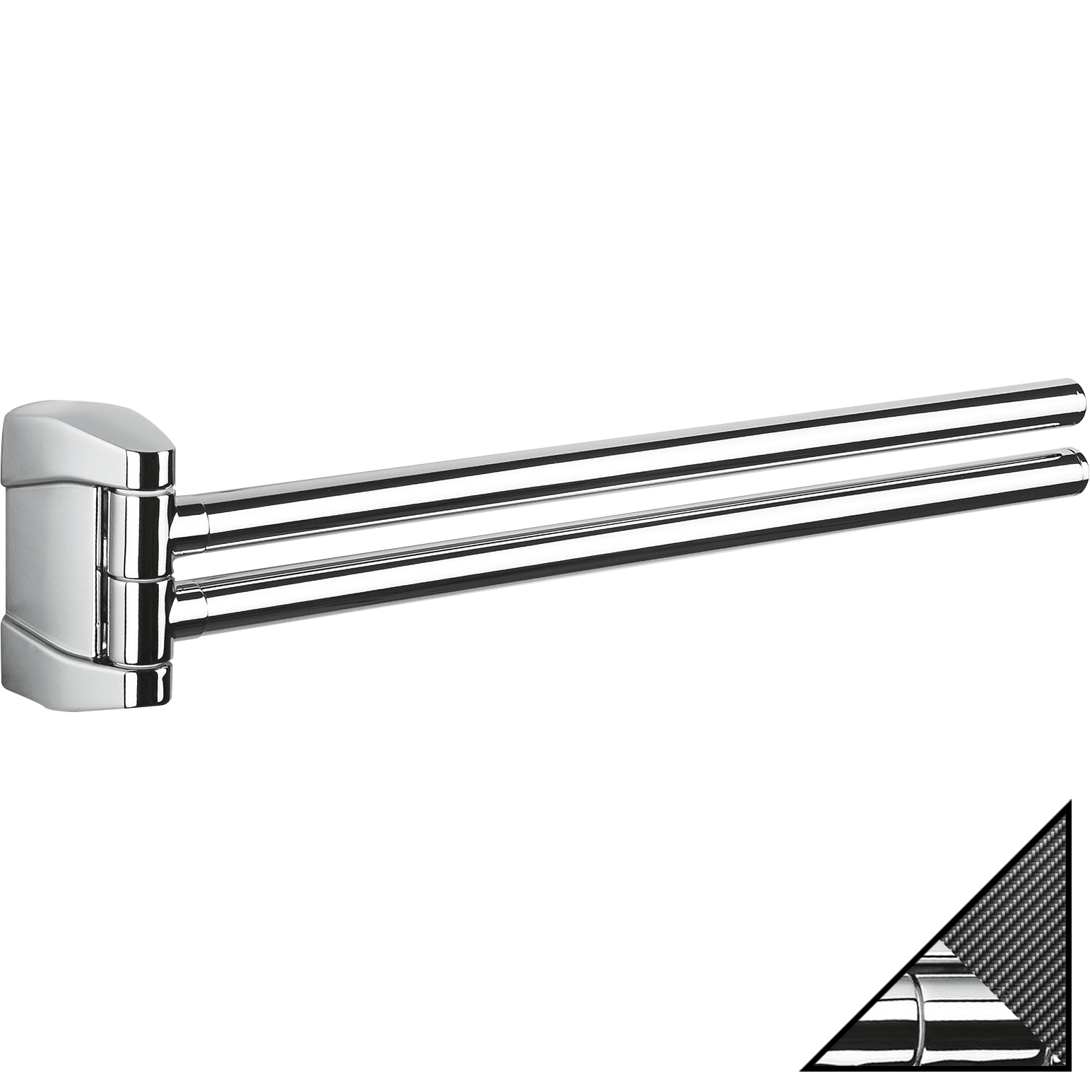 

Полотенцедержатель Colombo Design Road B8012.CRQ, Черный;хром, Road B8012.CRQ