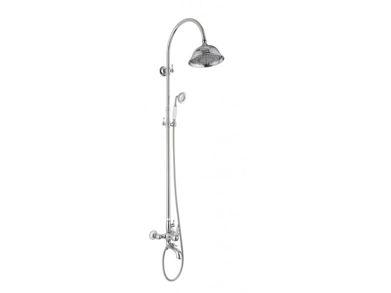 

Душевая стойка Aksy Bagno Faenza 401 Chrome, Хром / белый, Faenza 401