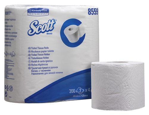 Туалетная бумага Kimberly-Clark Scott Performance 8559 (Блок: 24 уп. по 4 рулона)