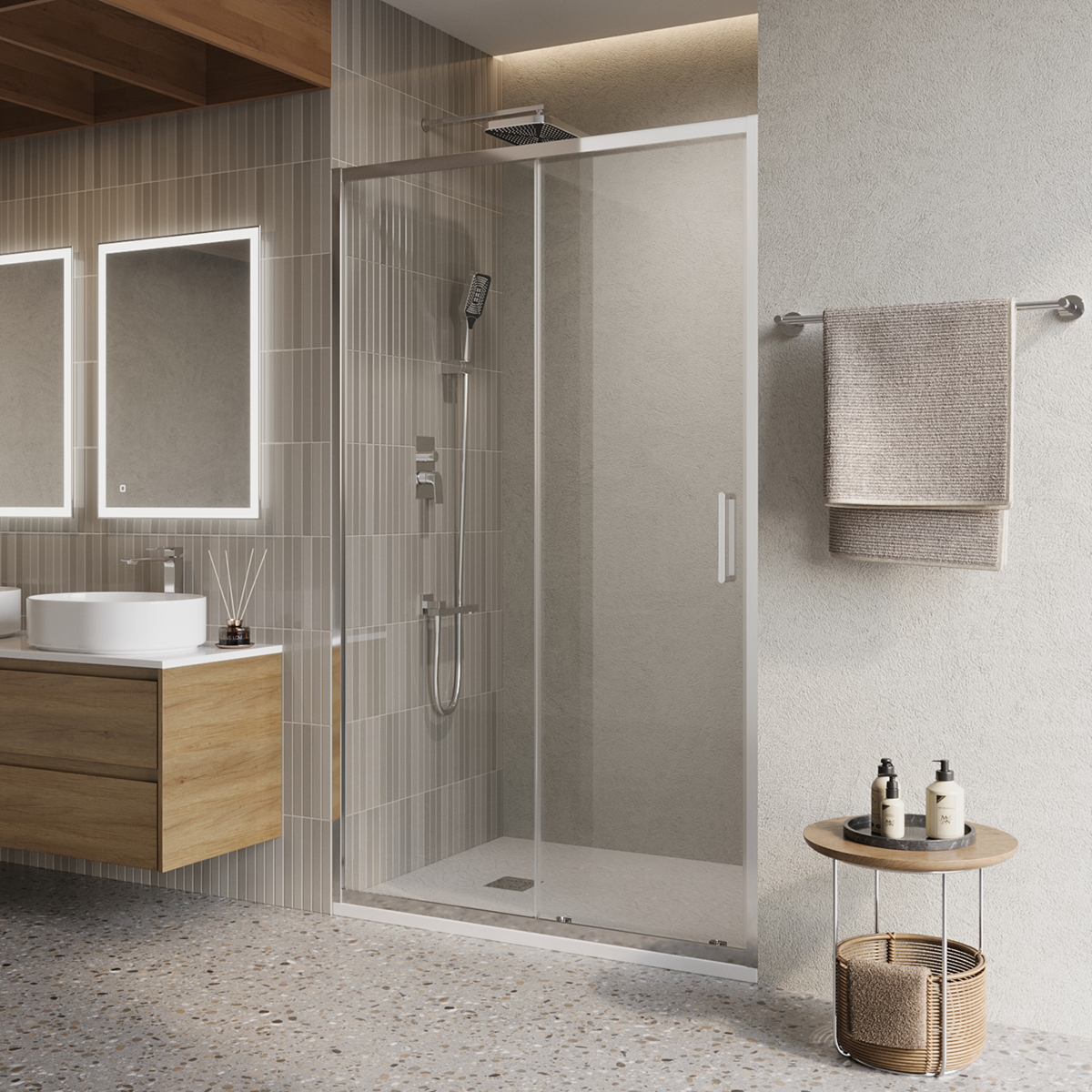 

Душевая дверь в нишу BelBagno Luce LUCE-BF-1-100-C-Cr 100х195 профиль хром, стекло прозрачное, LUCE-BF-1-100-C-Cr