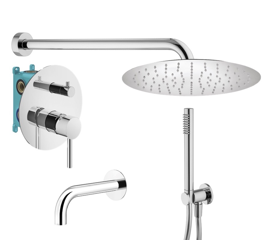 

Душевой комплект Plumberia Selection Ixo KITXO19CR60 хром, KITXO19CR60