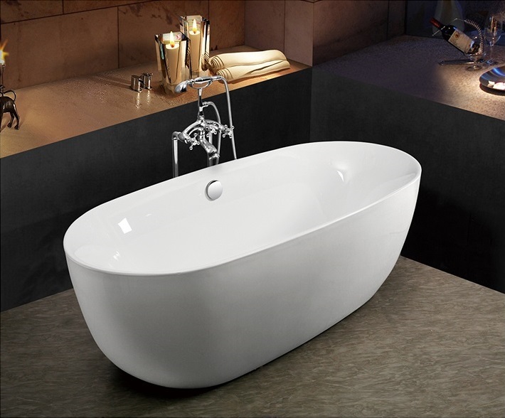 Акриловая ванна Esbano Rome ESVAROME ванна из литьевого мрамора и стиль нега нт 173х173 белая