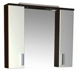 Зеркало-шкаф Aquanet Тиана 100 венге, цвет белый 00172679 - фото 1