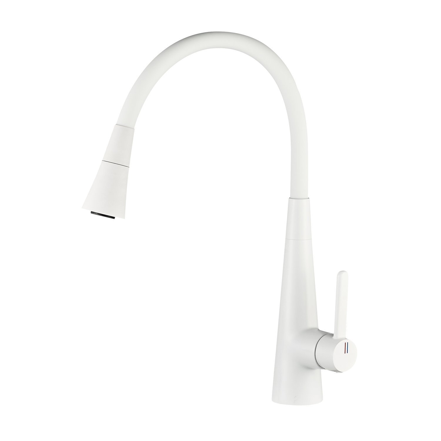 

Смеситель для кухонной мойки Rose R213C белый, R213C