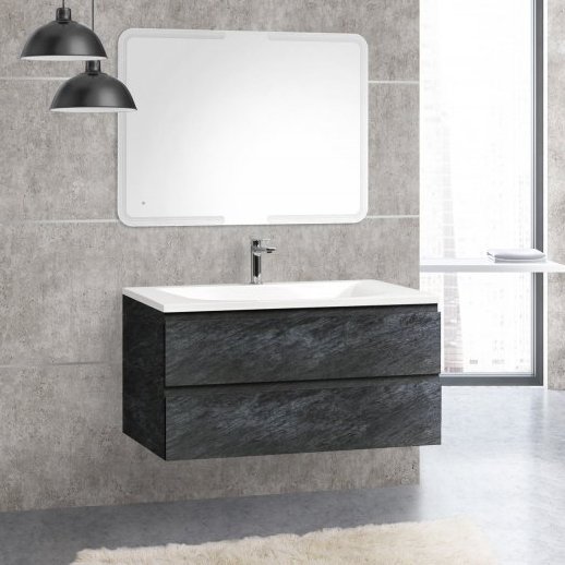 Мебель для ванной Cezares Molveno 100 antracite душевой уголок cezares molveno r 2 100 c cr iv стекло прозрачное