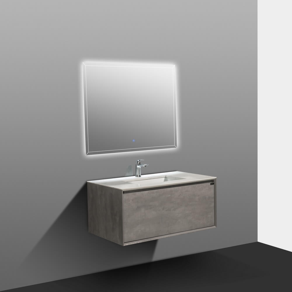 Мебель для ванной Black&White Universe U909.1000 пепельная