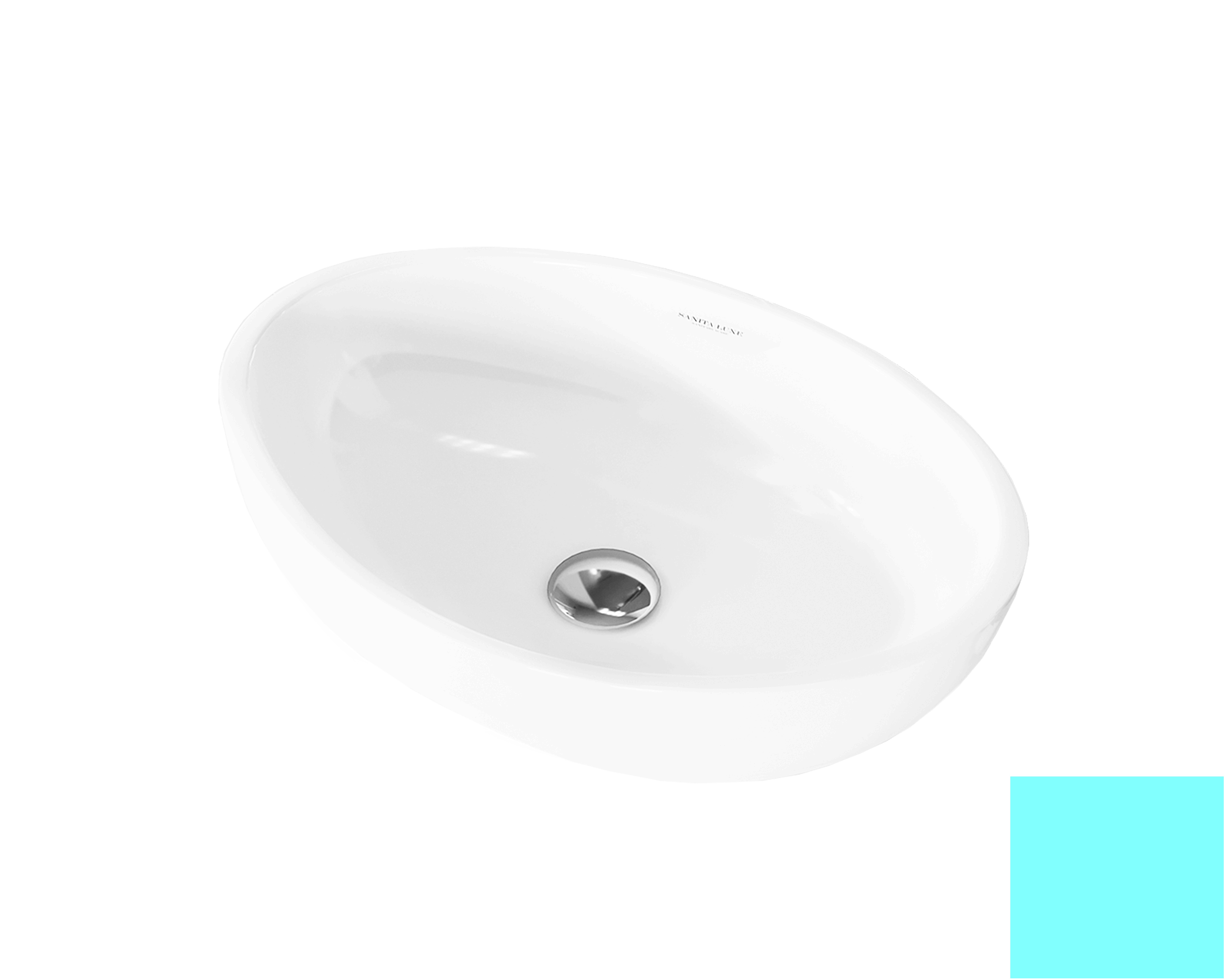 Раковина Sanita Luxe Ringo Slim rngslwb01s накладная