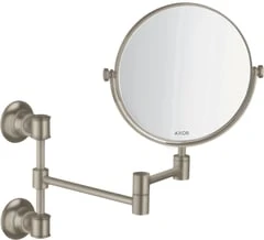 Косметическое зеркало Axor Montreux 42090820 шлифованный никель