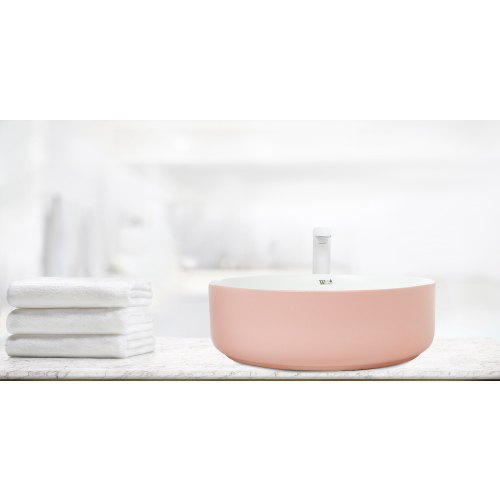 

Раковина WeltWasser SK ELBACH M3134 PW накладная 35,5 см, Розовый, ELBACH M3134 PW