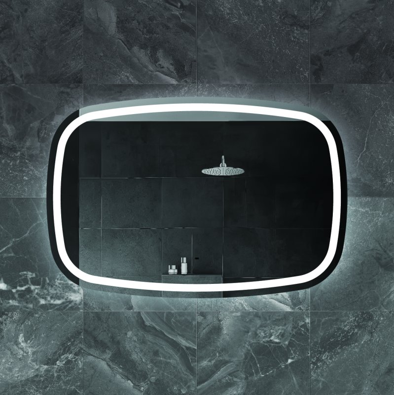 Зеркало Cezares Molveno 120х80 c подсветкой и датчиком движения, цвет белый