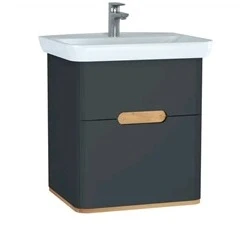 Мебель для ванной VitrA Sento 65 2 ящика, антрацит матовый