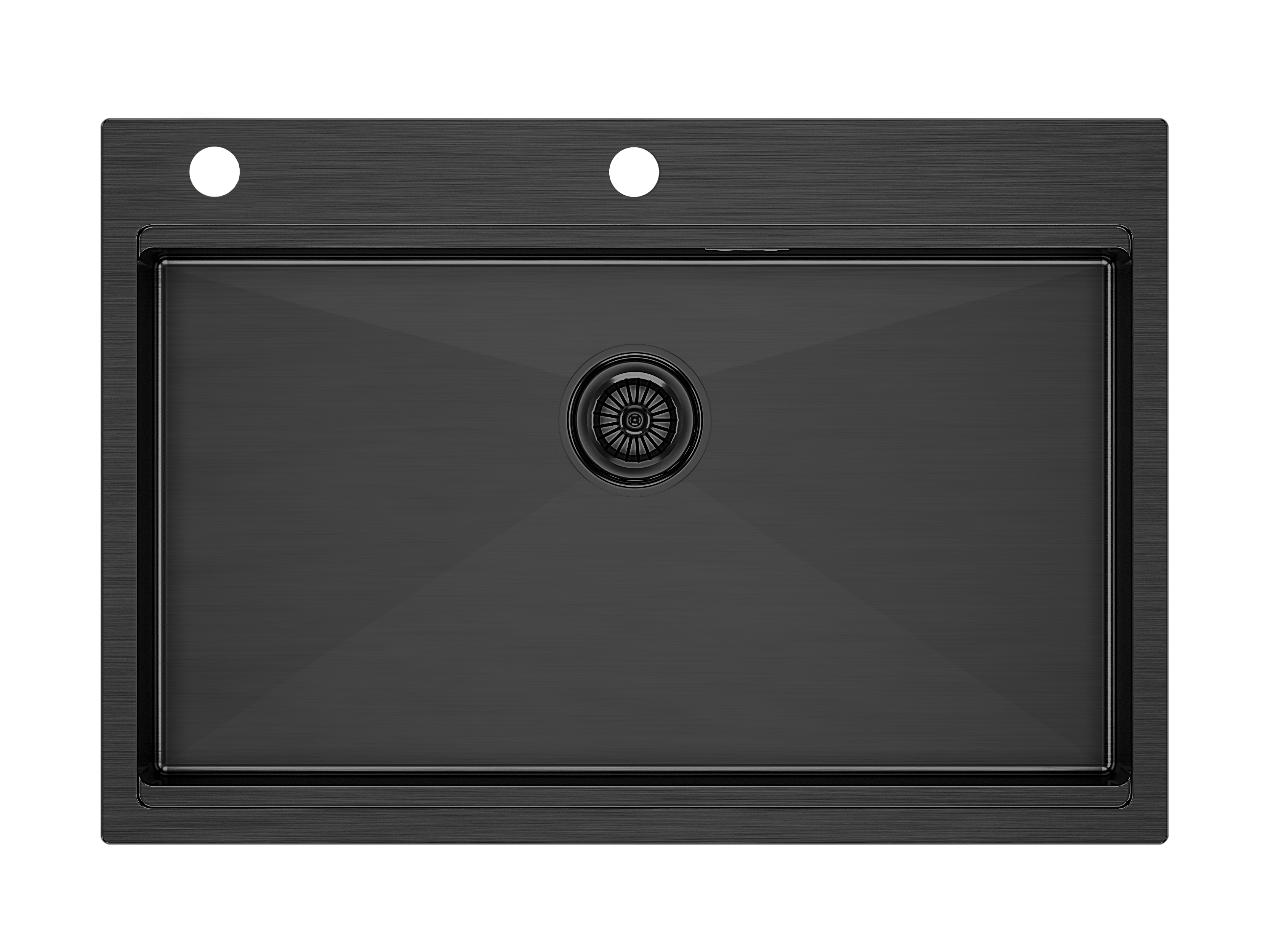 

Мойка кухонная Paulmark Vast-Pro PM707551-GM вороненая сталь, Черный, PM707551-GM