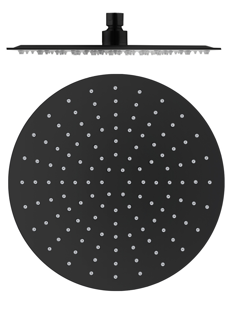Верхний душ RAV Slezak KS0001CMAT черный матовый - фото 1
