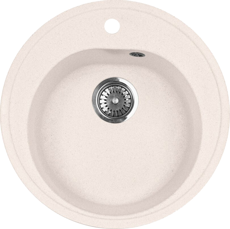 

Мойка кухонная AquaGranitEx M-08 светло-розовая, Розовый, M-08