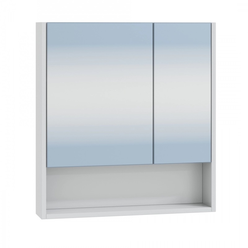 Зеркало-шкаф СанТа Сити 60 подвесной, цвет белый 700337 - фото 1