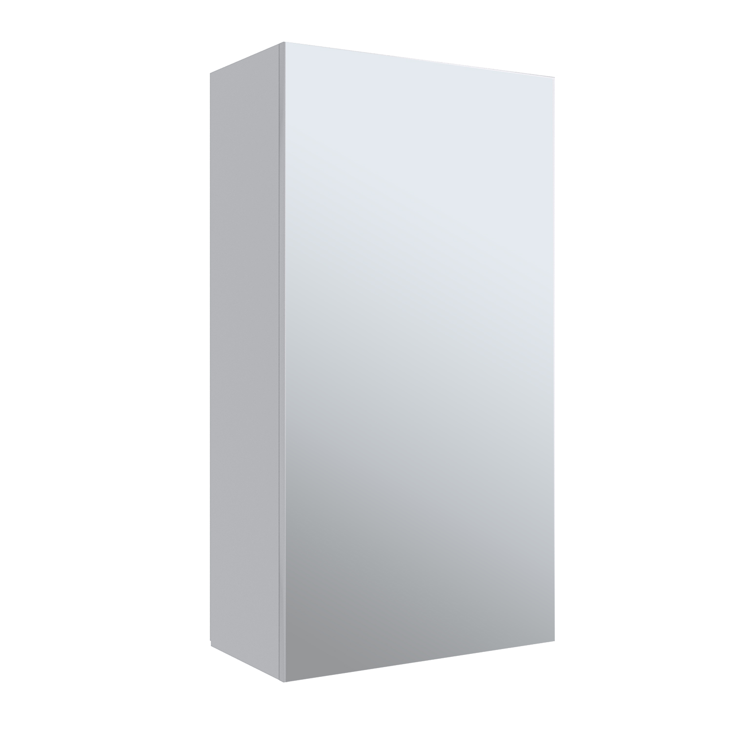 Зеркало-шкаф Runo Кредо 40 белый зеркальный шкаф onika кредо 35 угловой универсальный