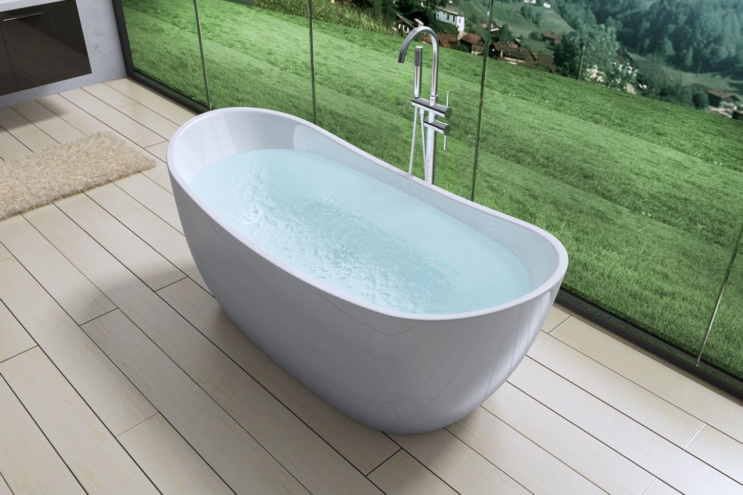 Акриловая ванна Art&Max AM-502-1700-780, цвет белый