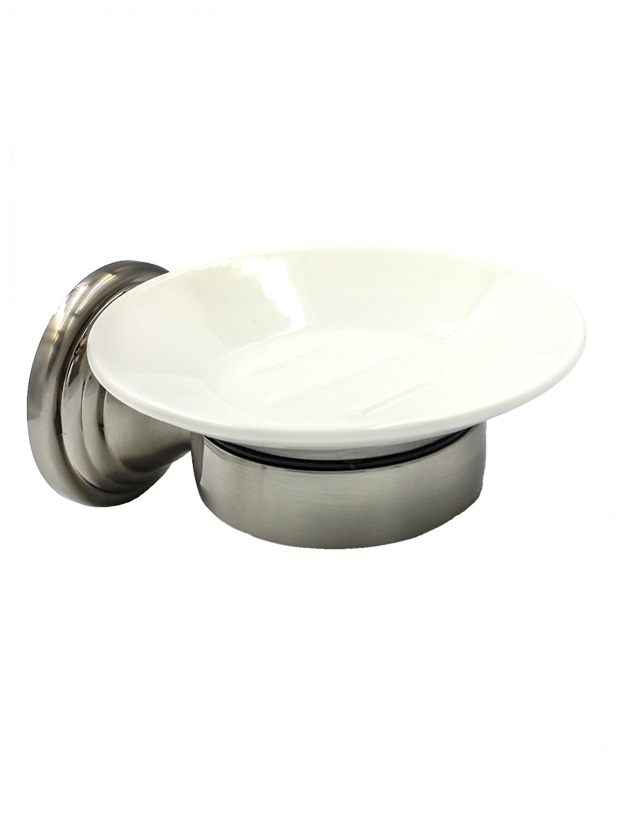 

Мыльница Bath Plus Bronx nickel BX-65708, Хром, BX-65708