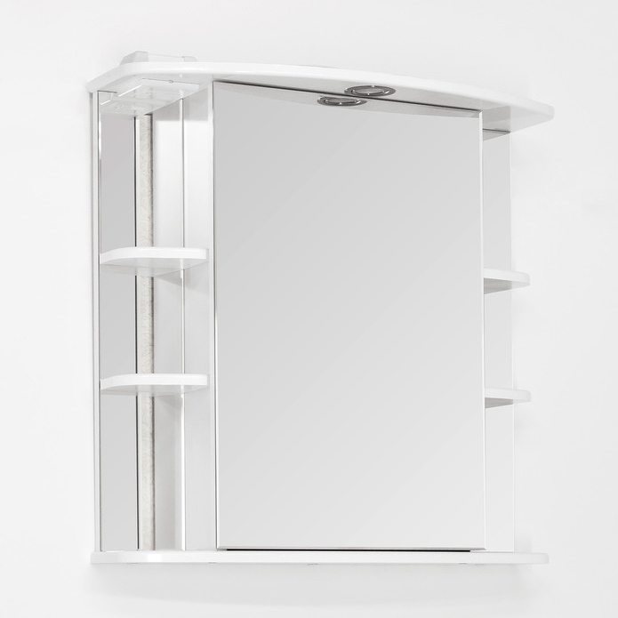 Зеркало-шкаф Style Line Эко Стандарт Лира 70/С белый бокорезы fit стандарт 48014