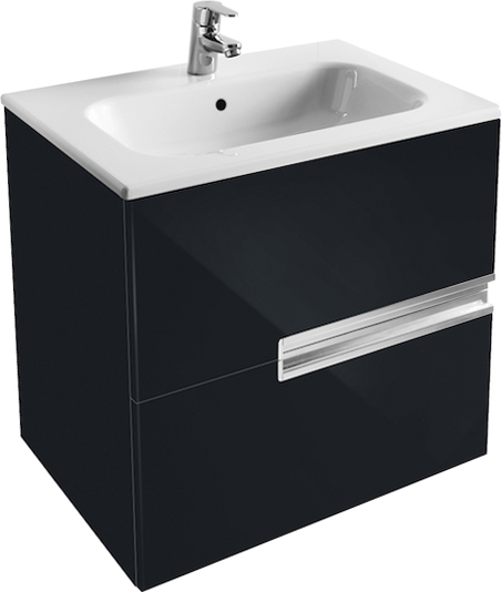 Тумба с раковиной Roca Victoria Nord Black Edition 60 черная