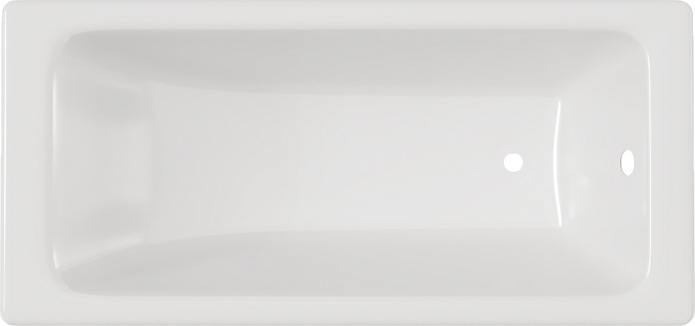 Чугунная ванна DIWO Суздаль 150х70 с ножками, цвет белый