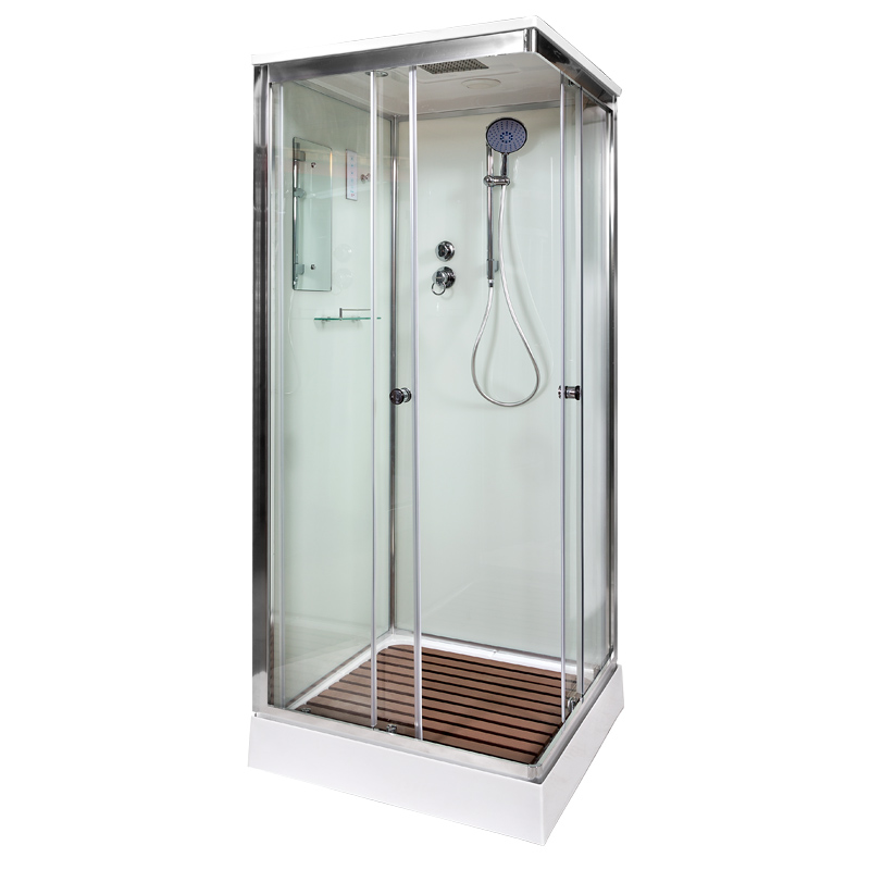 

Душевая кабина AvaCan K401SEL, 100х100х220 см, стекло прозрачное, профиль хром, K401SEL
