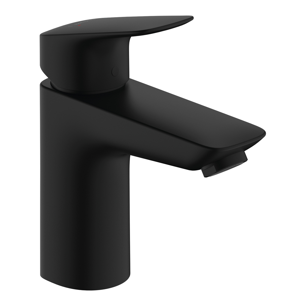 

Смеситель для раковины Hansgrohe Logis 71107670 100 Push-Open. черный матовый, 71107670