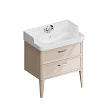 Тумба с раковиной Kerama Marazzi Pompei 80 камео бежевый глянцевый - превью 1