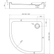 Душевой поддон Veconi Tezeo acrylic TZ51 100x100 см - превью 1