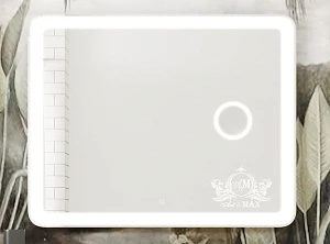 Зеркало Art&Max Latina AM-Lat-1000-800-DS-F-X3 с косметической линзой