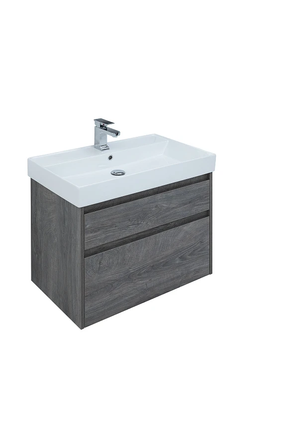 Тумба для комплекта Aquanet Nova Lite 75 дуб рошелье (2 ящика)