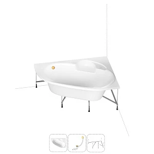 Комплект с ванной Lavinia Boho Bell Pro 202011078